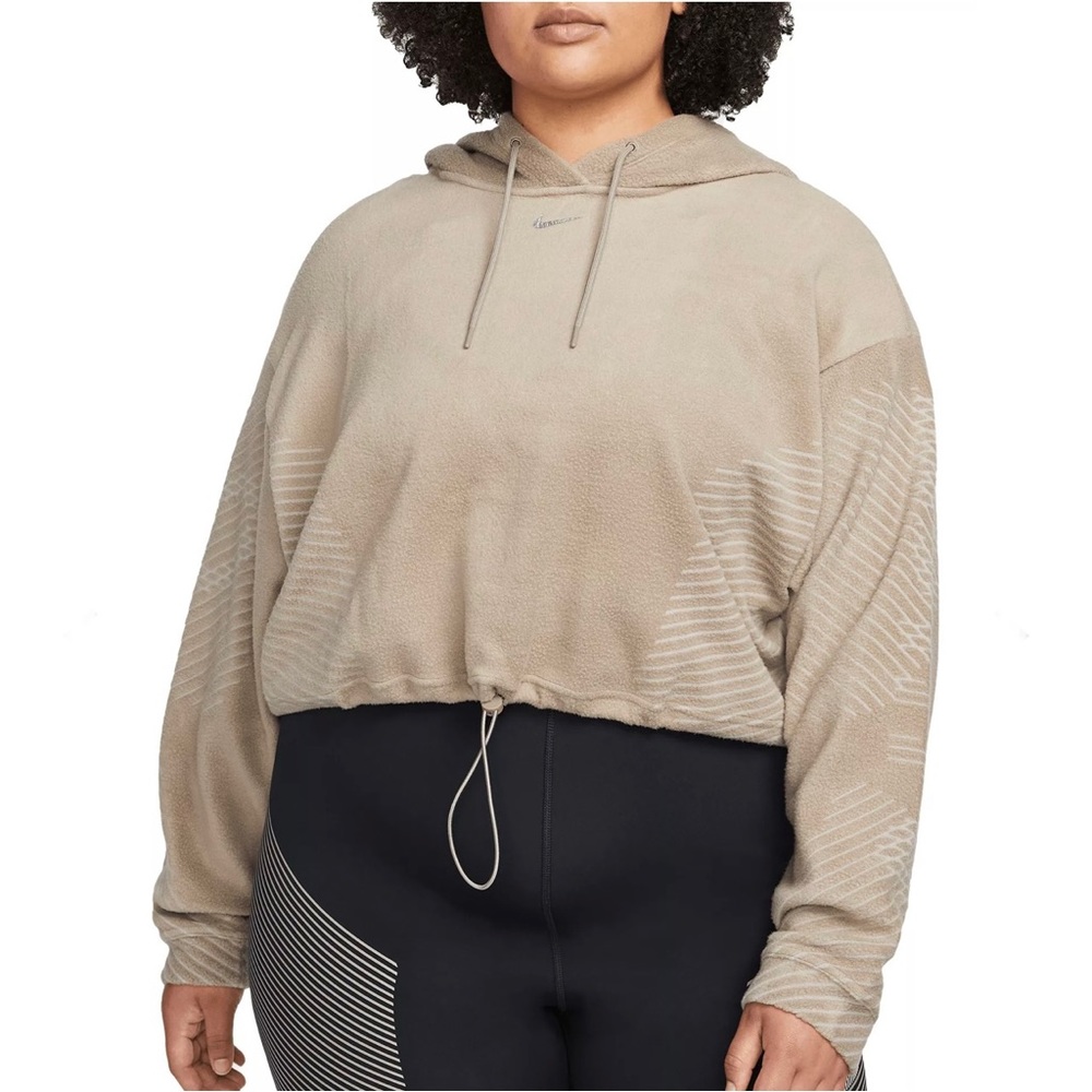 NWT Nike Pro Therma-FIT ADV Cropped Fleece Hoodie Sweatshirt Plus Size 2X